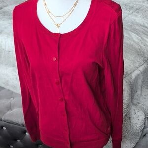 Talbots Vibrant Red Knitwear